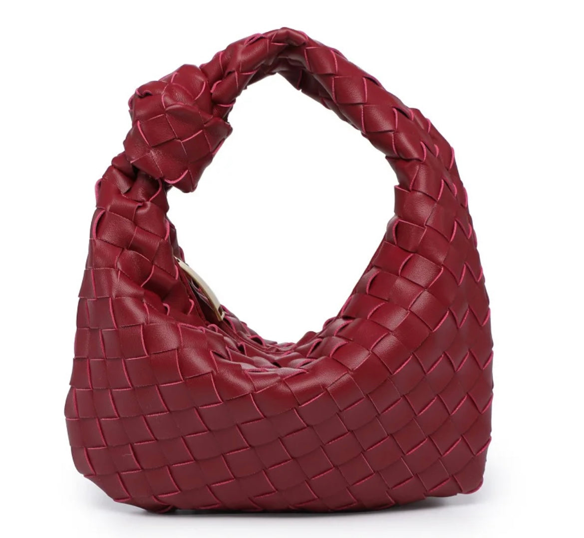 KNOT BAG BURGUNDY -PREORDER END OF SEPTEMBER DELIVERY