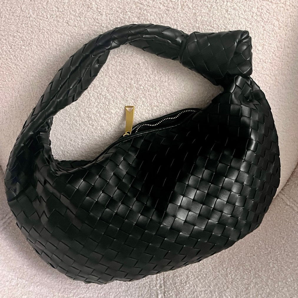 LARGE KNOT BAG BLACK