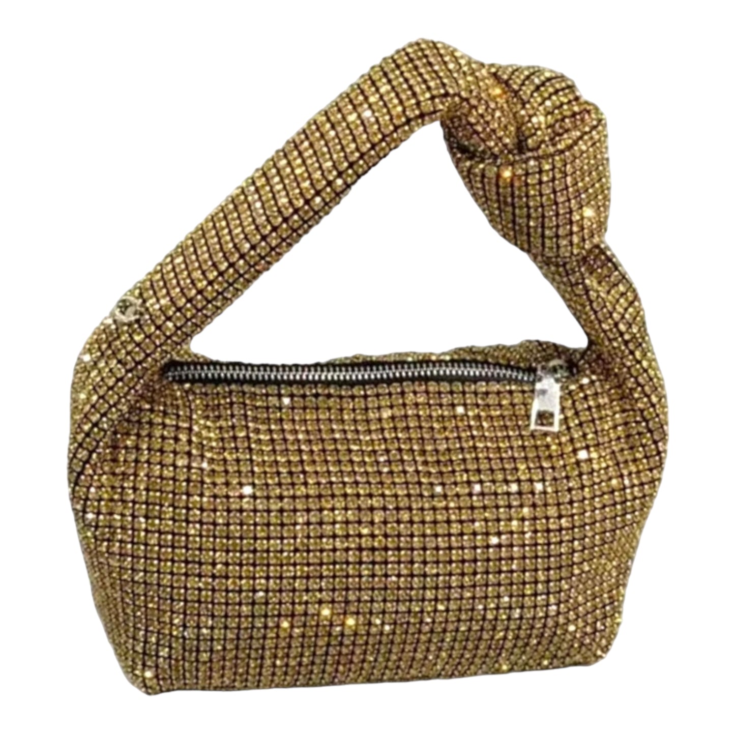 CRYSTAL KNOT BAG GOLD