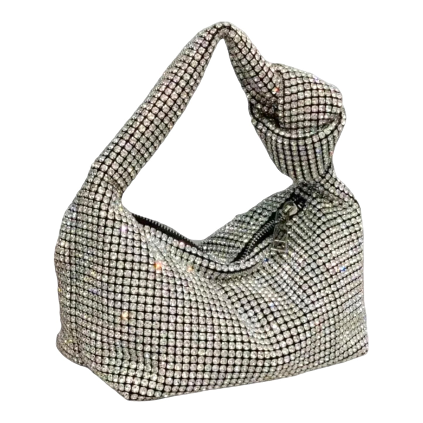 CRYSTAL KNOT BAG CLEAR